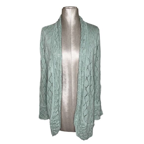 Pendleton Sz S Seafoam Open Front Duster - Picture 1 of 6